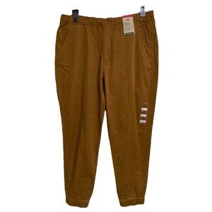 Men's Levi's XX Chino Joggers Mustard Brown Size Large NWT